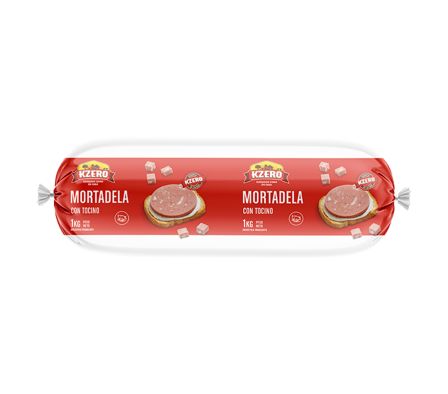 (IN09E10) MORTADELA ESP. KZERO C/ TOCINO 1KG (10)