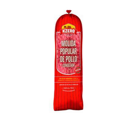 (CR19P) CARNE MOLIDA DE POLLO POPULAR KZERO X KG