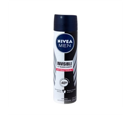 NIVEA SPRAY INV.BCO Y NEGRO POWER MALE 150 ML