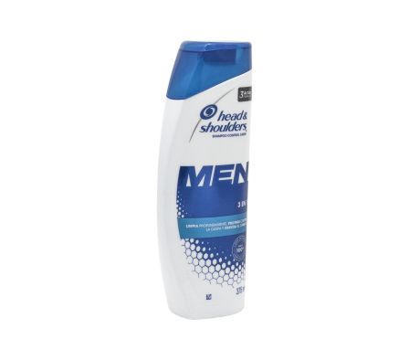 SH H&S 3 EN 1 LIMPIA/PROTEGE/SUAVISA 375ML (12)