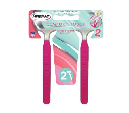 MAQUINA P/AFEITAR PERSONNA COMFORT TOUCH WOMAN X 2UNID (12)