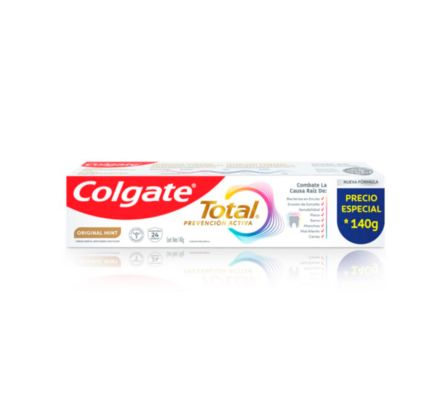 CREMA DENTAL COLGATE TOTAL ORIGINAL X 140GR (48)