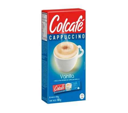 CAFE CAPPUCCINO COLCAFE FRENCH VAINILLA 18GRX6 (12)