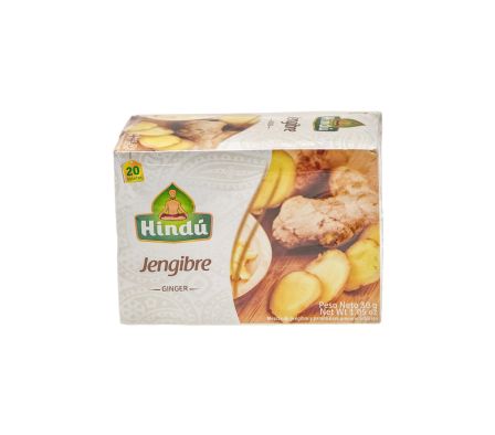 TE DE JENGIBRE HINDU 20 SAQUITOS