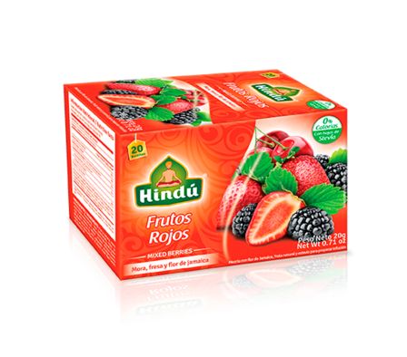 TÉ INFUSIONES FRUTOS ROJOS 20 SOBRES (12)