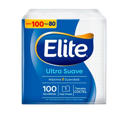 SERVILLETA ELITE COCTAIL X 100UND (24)
