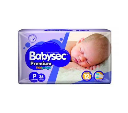 PAÑAL BABYSEC PREMIUM HIPER PEQ X 36 UN (6)
