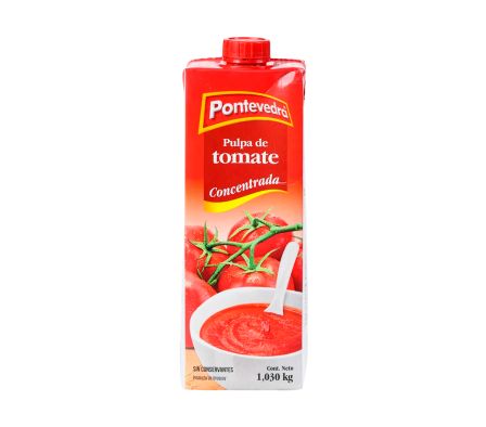 PULPA DE TOMATE PONTEVEDRA CON TAPON 1030 GR.