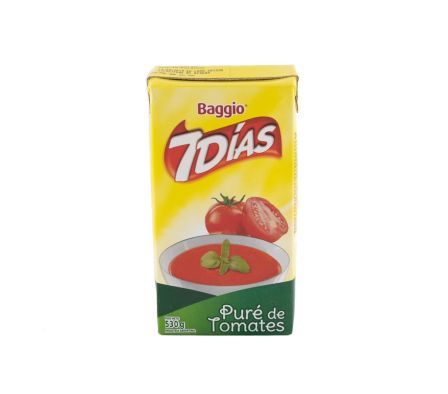 PURE DE TOMATE 7 DIAS 530 GRS.