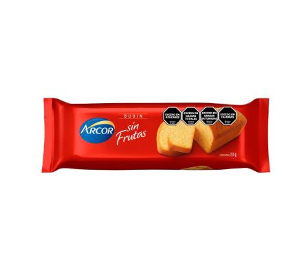 BUDIN ARCOR S/FRUTA X 215GR (18)