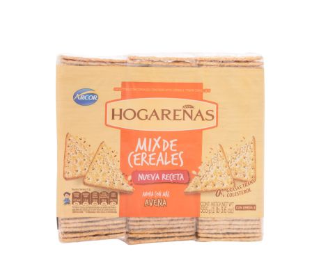 GALLETITAS MIX CEREAL HOGAREÑAS PACK 185 GR.
