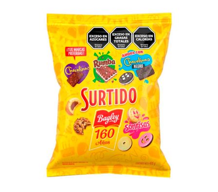 GALLETITA BAGLEY SURTIDO 400G