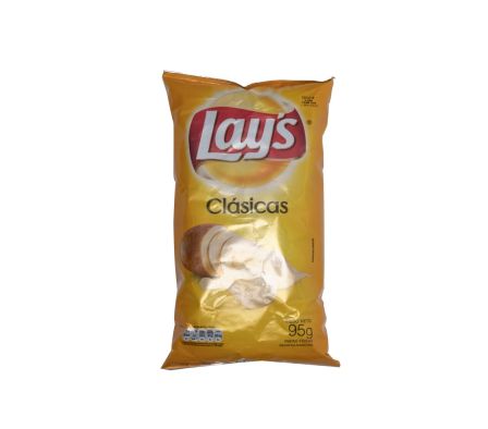 PAPAS FRITAS CLASICAS LAYS 95 GR.