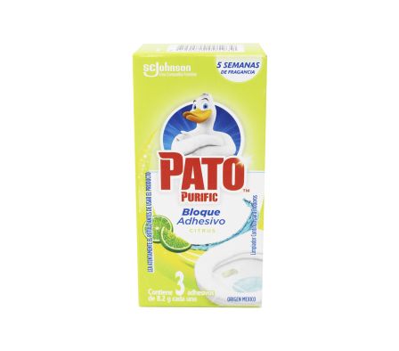ADHESIVO PATO P/INODORO CITRUS REFRESCANTE X 30GR (24)