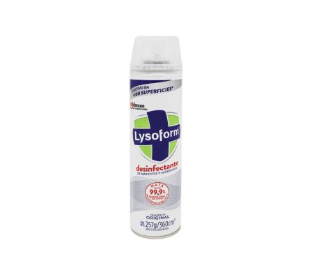 DESINFECTANTE AEROSOL LYSOFORM ORIGINAL X 390CC(12)
