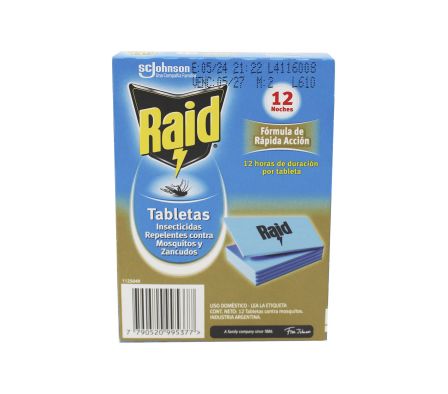 RAID TABLETA X 12 UN
