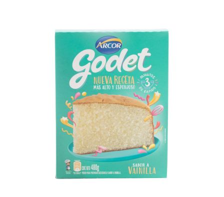 BISCOCHUELO GODET VAINILLA 480 GRS