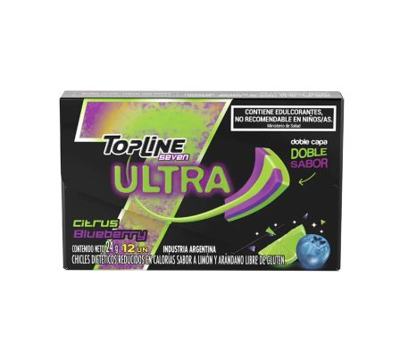 CHICLE TOPLINE 7 ULTRA DOBLE X 24GR (144)