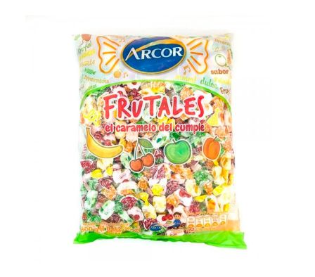 CARAMELO MASTICABLES FRUTALES ARCOR 800 GRS.