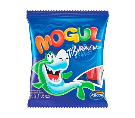 GOMITAS MOGUL TIBURONCITOS X 30GR (144)