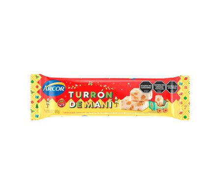 TURRON DE MANI ARCOR X 80GR (112)