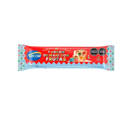 TURRON DE MANI ARCOR C/FRUTAS X 120GR (54)