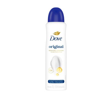 DESODO. DOVE AER. ORIGINAL 150 ML (12)