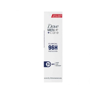 DESOD. AEROSOL DOVE MEN CLINICAL CARE 96HS X 150ML (12)
