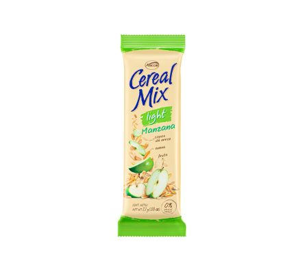 CEREAL MIX LIGHT BARRA MANZANA 23 GRS