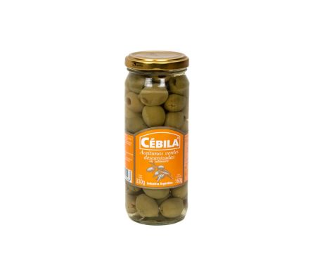 ACEITUNAS VERDES CEBILA DESC. 160 GRS. (24)FRASCO