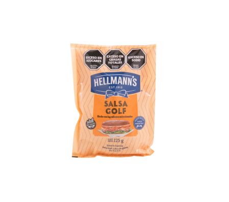 SALSA GOLF HELLMANNS S/ TACC SACHET 125 GR.