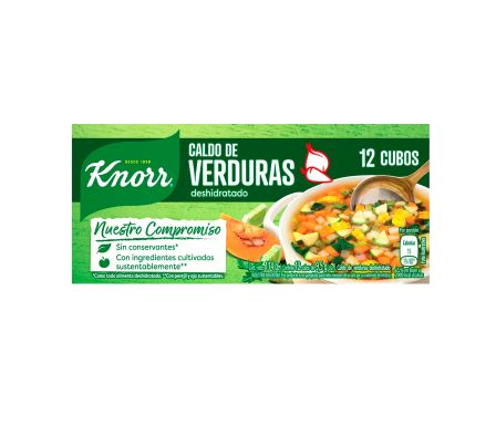 CALDO KNORR DE VERDURA EST. 114GR
