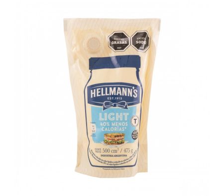 MAYONESA HELLMANNS LIGHT S/TACC DP 475GR (15)