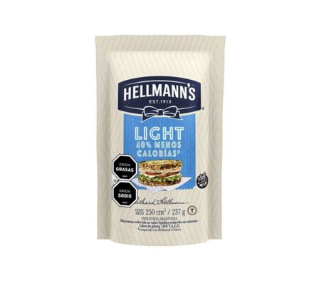 MAYONESA HELLMANNS LIGHT S/TACC DP 237CC (12)