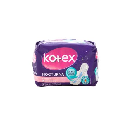 TOALLA FEMENINA  KOTEX NOCTURNA C/A X 8UND (24)