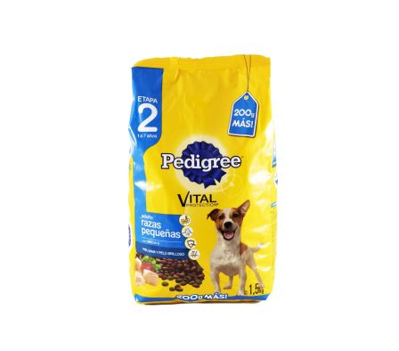 ALIM. PEDIGREE ADUL RAZAS PEQ.CPV 1,5K(14)