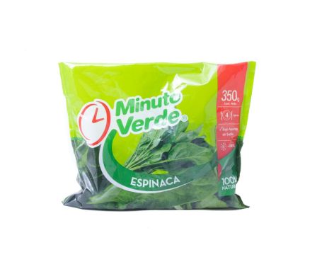 ESPINACA MINUTO VERDE 350 GR.