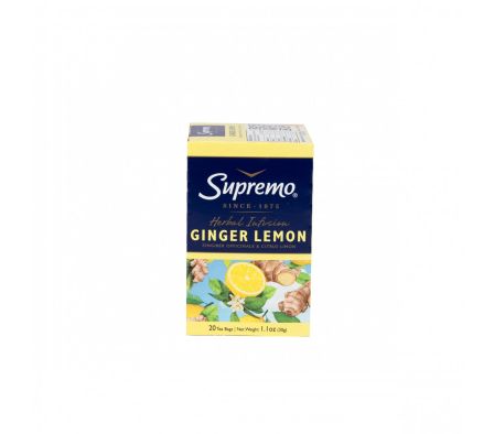 TE SUPREMO DE JENGIBRE C/ LIMON X 20 UN (48)