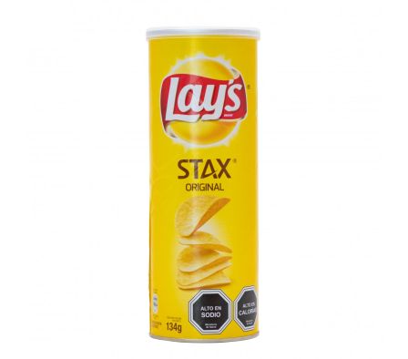 PAPAS FRITAS LAYS STAX ORIGINAL TUBO 134GR (14)