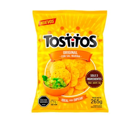 SNACK TOSTITOS QUESO X 265GRS (13)