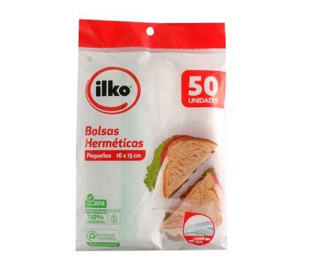 BOLSA HERMETICA ILKO SANDWICH X 50UND (12)