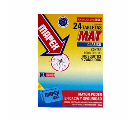 PASTILLAS MAPEX MAT 24/TABLETAS (12)