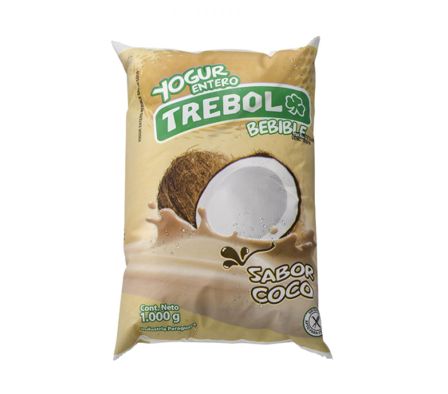 YOG. TREBOL SACHET COCO 1 LT