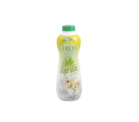 YOG. TREBOL CERO VAINILLA BOT. 1 LT