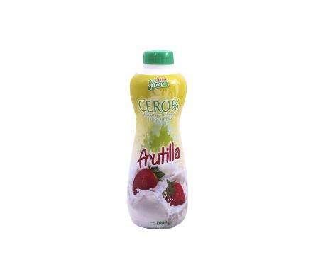 YOG. TREBOL CERO FRUTILLA BOT. 1 LT