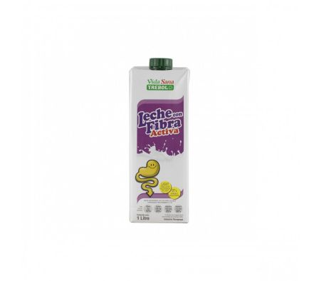LECHE UAT SQUARE TREBOL DESC C/FIBRA 1 LT