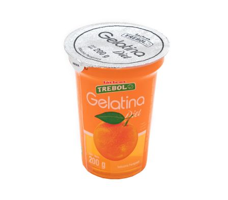 GELATINA DIET TREBOL NARANJA 200G
