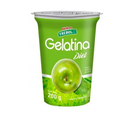GELATINA DIET TREBOL MANZANA VERDE 200G