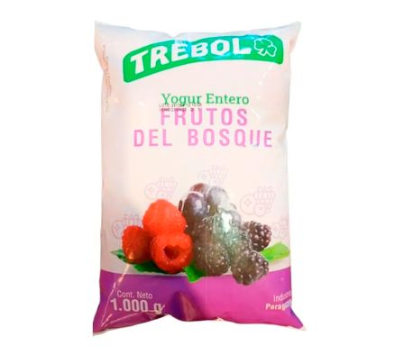 YOGURT TREBOL SACHET FRUTOS DEL BOSQUE 1 L