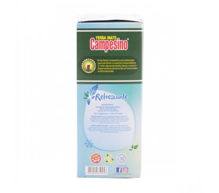 YERBA CAMPESINO REFRESCANTE 500 GRS CJA.(10)